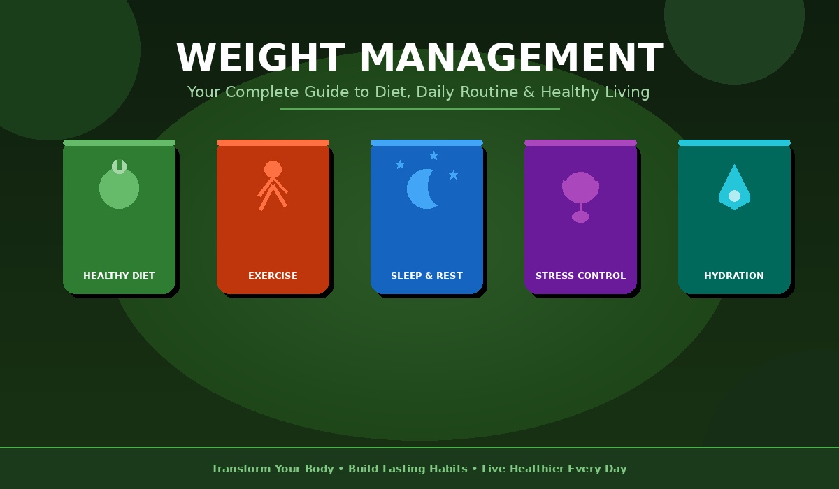 Struggling with Weight Management? Here’s How Diet & Daily Routine Can Change Everything